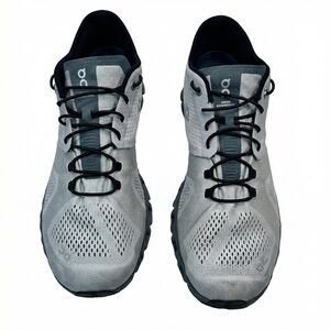 On Cloud X Men's Running Shoes Size 12 Gray Glacier Olive Training Sneakers Gym